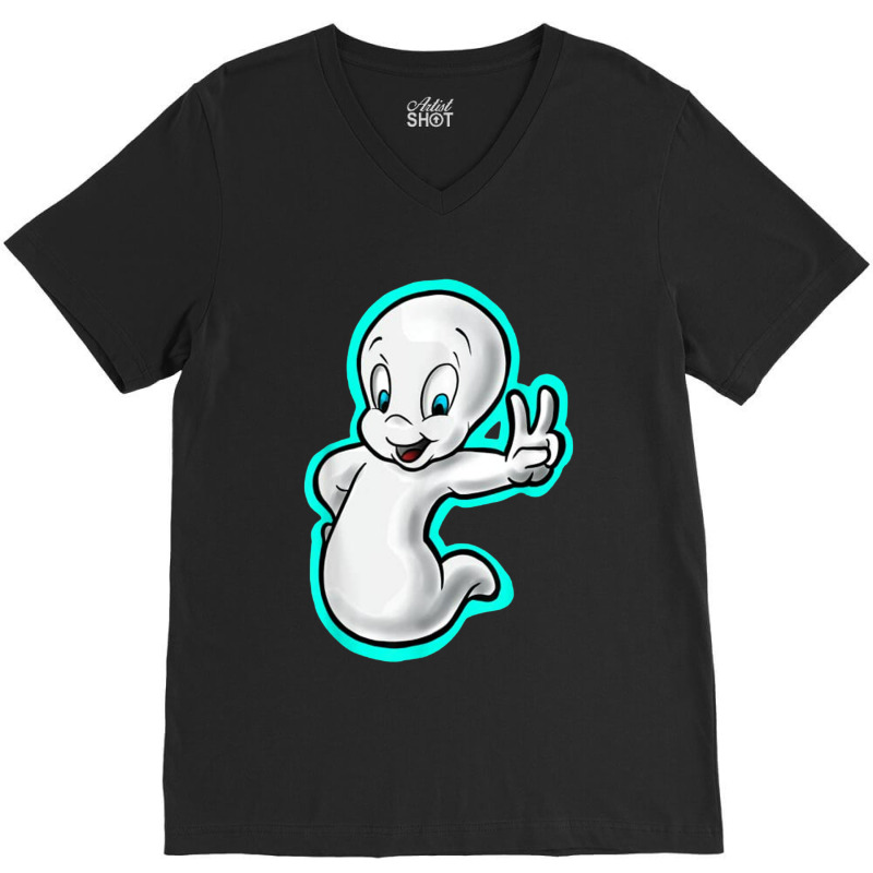 Ghost V-neck Tee | Artistshot