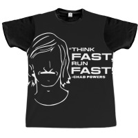 Think Fast Run Fast Chad Powers Graphic T-shirt | Artistshot