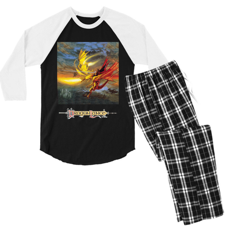 Dragonlance Legend Of Huma Artwork Men's 3/4 Sleeve Pajama Set by EvanWayneCofer | Artistshot