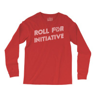 Roll For Initiative Retro D20 Dice Tabletop Rpg Ad Long Sleeve Shirts | Artistshot