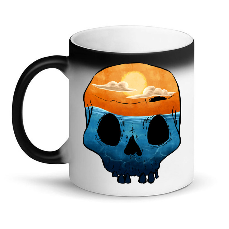 Sunset Skull Magic Mug | Artistshot