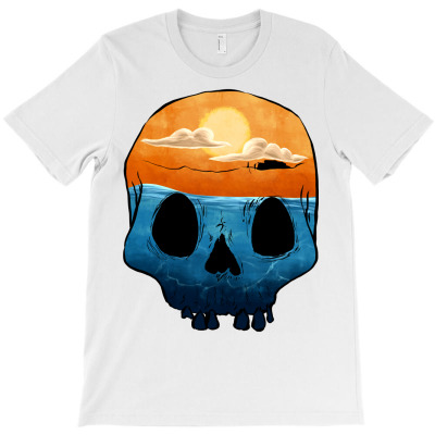 Sunset Skull T-shirt Designed By Şahin Aldıç