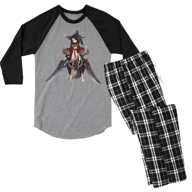 Blade And Soul Lyn Skins Men's 3/4 Sleeve Pajama Set | Artistshot