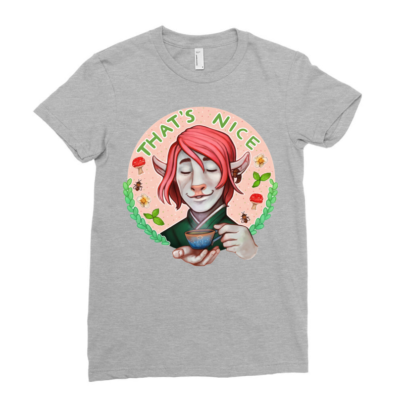 Tea Time Ladies Fitted T-Shirt by dohenylozadob | Artistshot