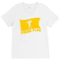 Freak Flag 4 V-neck Tee | Artistshot