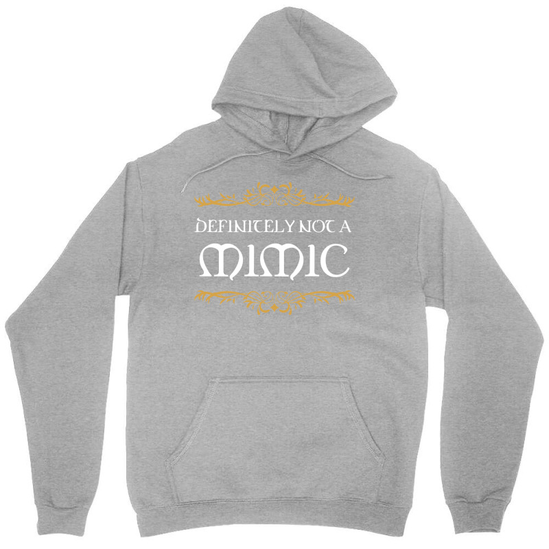 Definitely Not A Mimic Tabletop Rpg Addict Unisex Hoodie by koromaqazit | Artistshot