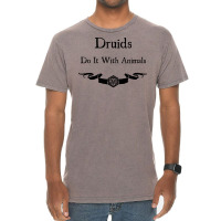 Druids Do It With Animals Vintage T-shirt | Artistshot