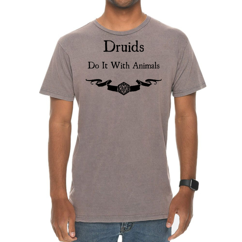 Druids Do It With Animals Vintage T-Shirt by koromaqazit | Artistshot