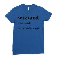 Define A Wizard Ladies Fitted T-shirt | Artistshot