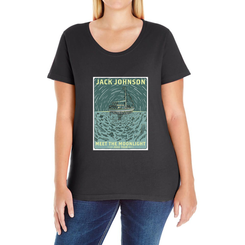 Jack Johnson Meet The Moonlight Ladies Curvy T-Shirt by HECTORNVAZQUEZ | Artistshot