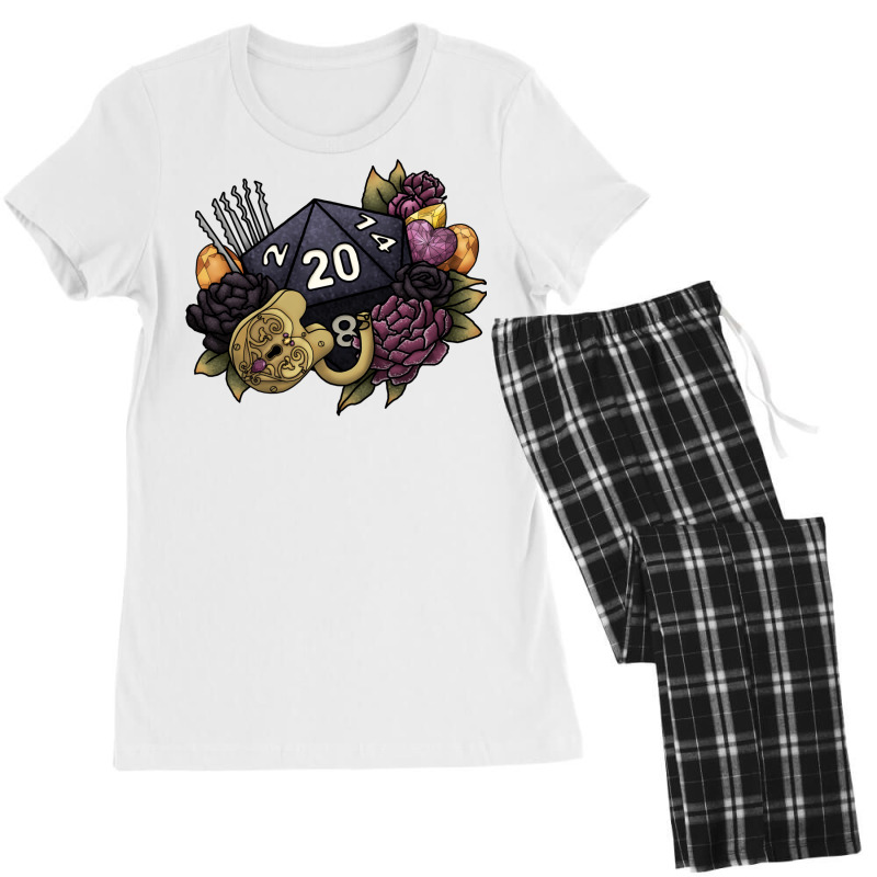 Rogue Class D20 Series 2   Tabletop Gaming Dice Women's Pajamas Set | Artistshot