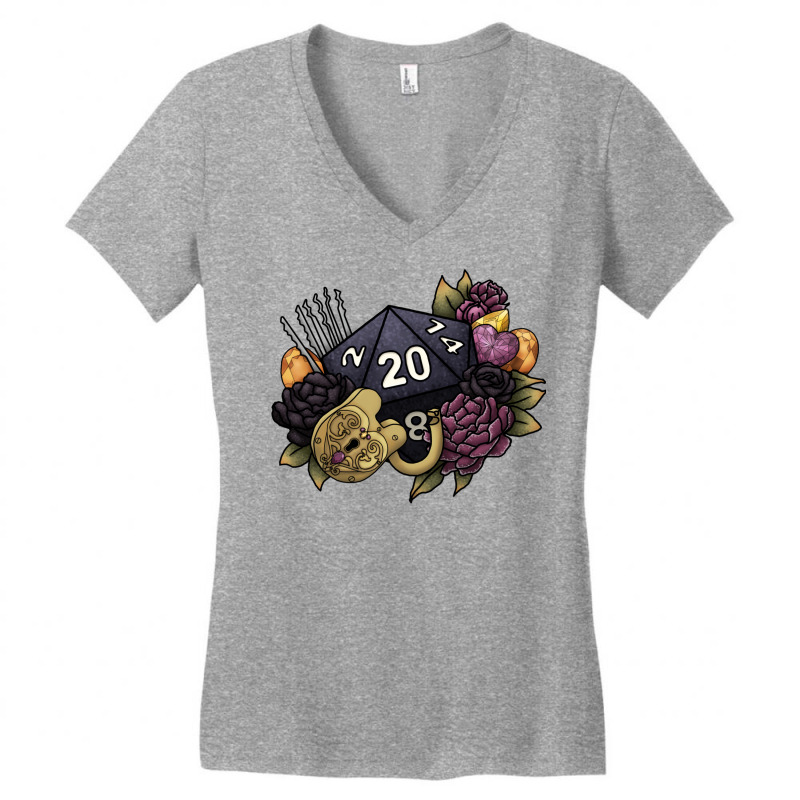 Rogue Class D20 Series 2   Tabletop Gaming Dice Women's V-neck T-shirt | Artistshot