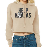 Help Koalas Cropped Hoodie | Artistshot