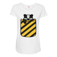 Badger In Pocket Maternity Scoop Neck T-shirt | Artistshot