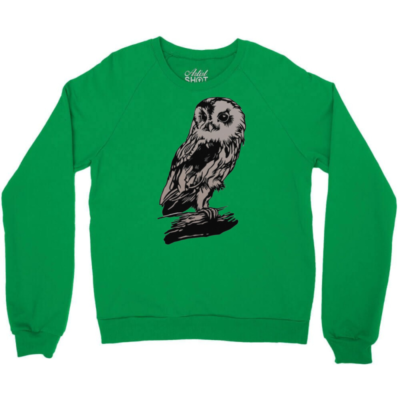 Dark Owl Crewneck Sweatshirt by didwaycarw | Artistshot