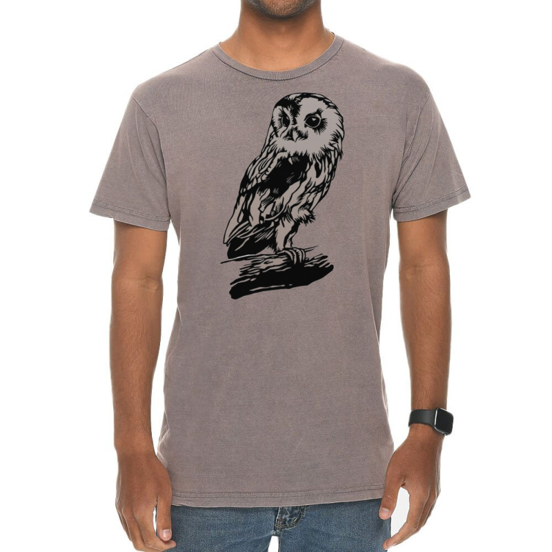 Dark Owl Vintage T-Shirt by didwaycarw | Artistshot