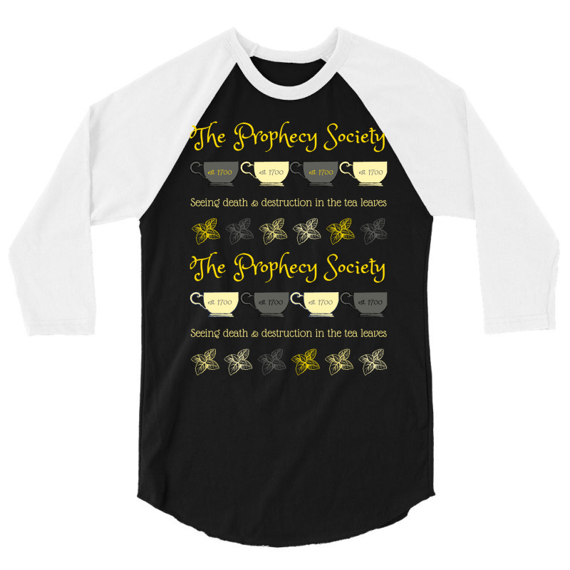 Copy Of Prophecy Soc Seeing Your Future Maybe Yell 3/4 Sleeve Shirt by rabeystuck9 | Artistshot