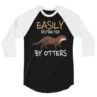 Easily Distracted 3/4 Sleeve Shirt | Artistshot