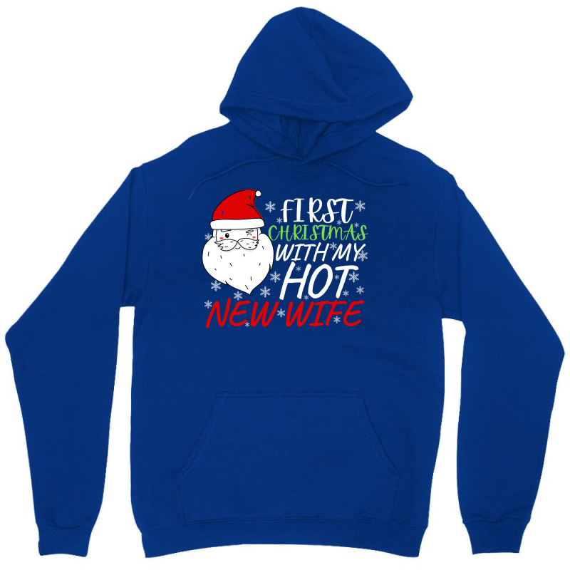 First Christmas With My Hot New Wife 1 Unisex Hoodie by maasensabaghd | Artistshot