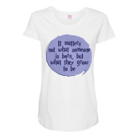 Grow Up To Be Maternity Scoop Neck T-shirt | Artistshot