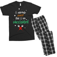 I Am Vaccinated Men's T-shirt Pajama Set | Artistshot