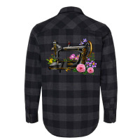 Floral Sewing Machine Flannel Shirt | Artistshot