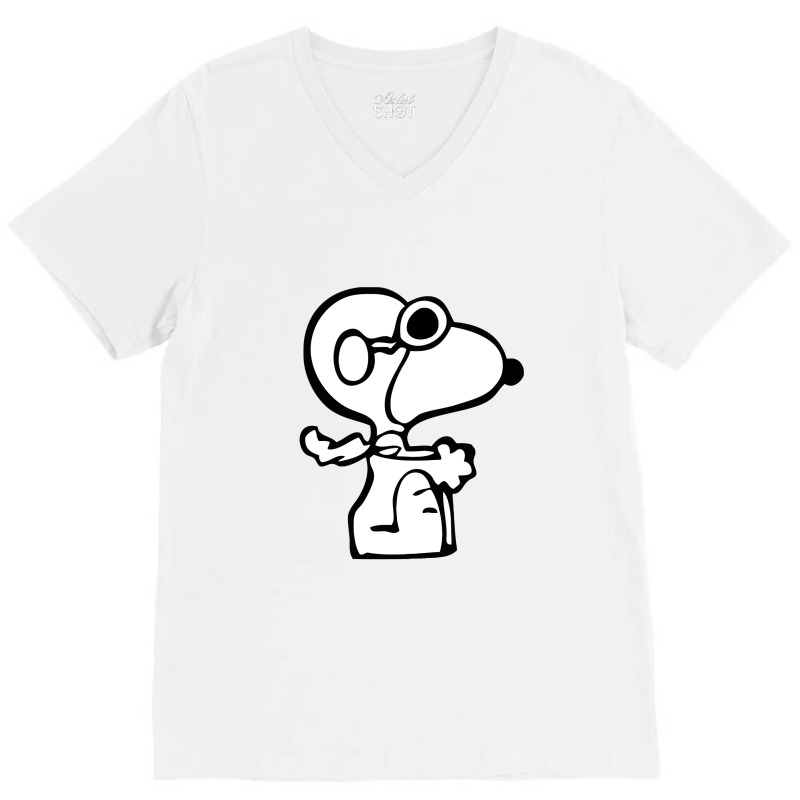 Peanuts Snoop V-neck Tee | Artistshot