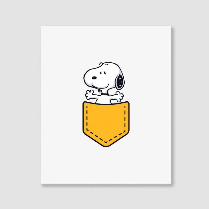 Peanuts  Snoop Portrait Canvas Print | Artistshot