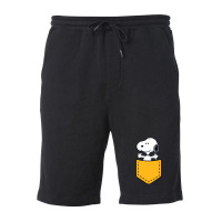 Peanuts  Snoop Fleece Short | Artistshot