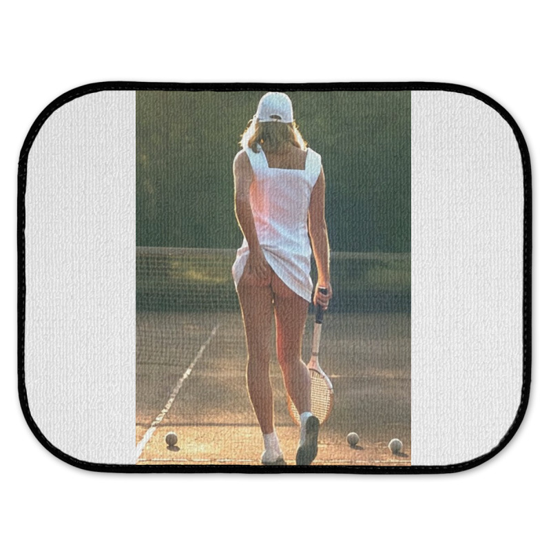 Tennis Girl Martin Elliott Rear Car Mat | Artistshot