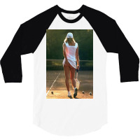 Tennis Girl Martin Elliott 3/4 Sleeve Shirt | Artistshot