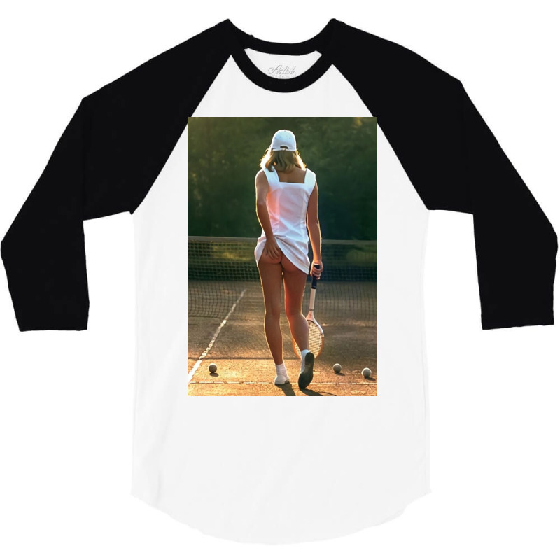 Tennis Girl Martin Elliott 3/4 Sleeve Shirt | Artistshot