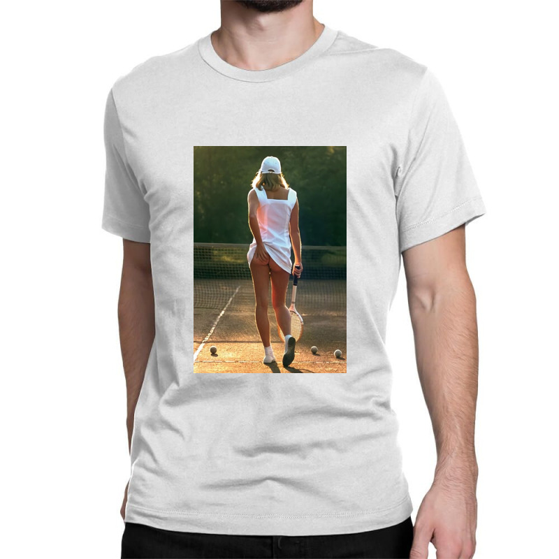 Tennis Girl Martin Elliott Classic T-shirt | Artistshot