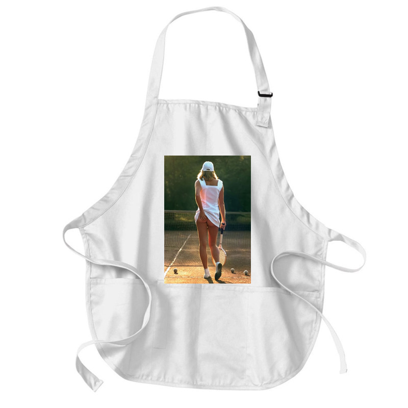 Tennis Girl Martin Elliott Medium-length Apron | Artistshot