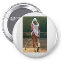 Tennis Girl Martin Elliott Pin-back Button | Artistshot