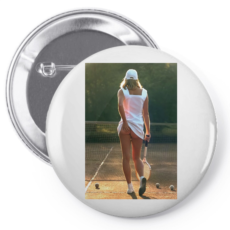 Tennis Girl Martin Elliott Pin-back Button | Artistshot