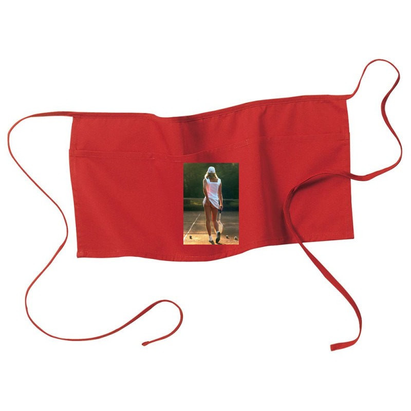 Tennis Girl Martin Elliott Waist Apron | Artistshot