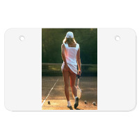 Tennis Girl Martin Elliott Atv License Plate | Artistshot