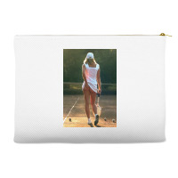 Tennis Girl Martin Elliott Accessory Pouches | Artistshot