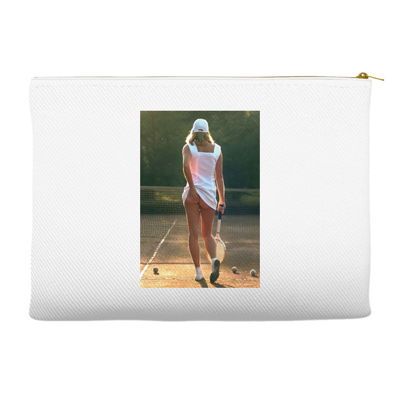 Tennis Girl Martin Elliott Accessory Pouches | Artistshot