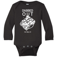 Dabbed Out The Final Hit Long Sleeve Baby Bodysuit | Artistshot