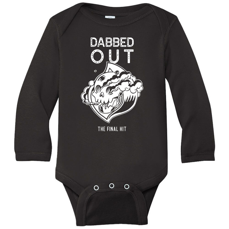 Dabbed Out The Final Hit Long Sleeve Baby Bodysuit by figuraart | Artistshot