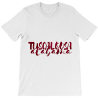 Tuscaloosa Watercolor Text T-shirt | Artistshot