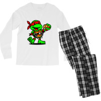 Breaking Teenage Cartoon Shredder Men's Long Sleeve Pajama Set | Artistshot