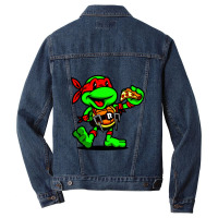 Breaking Teenage Cartoon Shredder Men Denim Jacket | Artistshot