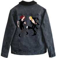 The Transylvania Twist Unisex Sherpa-lined Denim Jacket | Artistshot