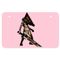 Pyramid Head (red Pyramid Thing) Atv License Plate | Artistshot