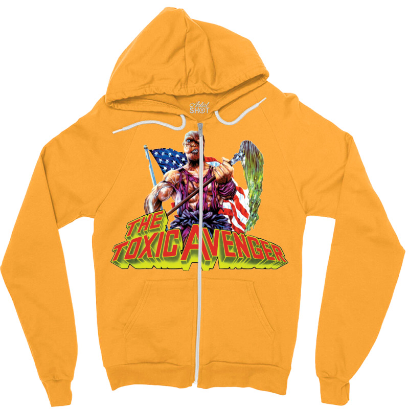 Toxic Avenger Zipper Hoodie by lydiahzibertl | Artistshot