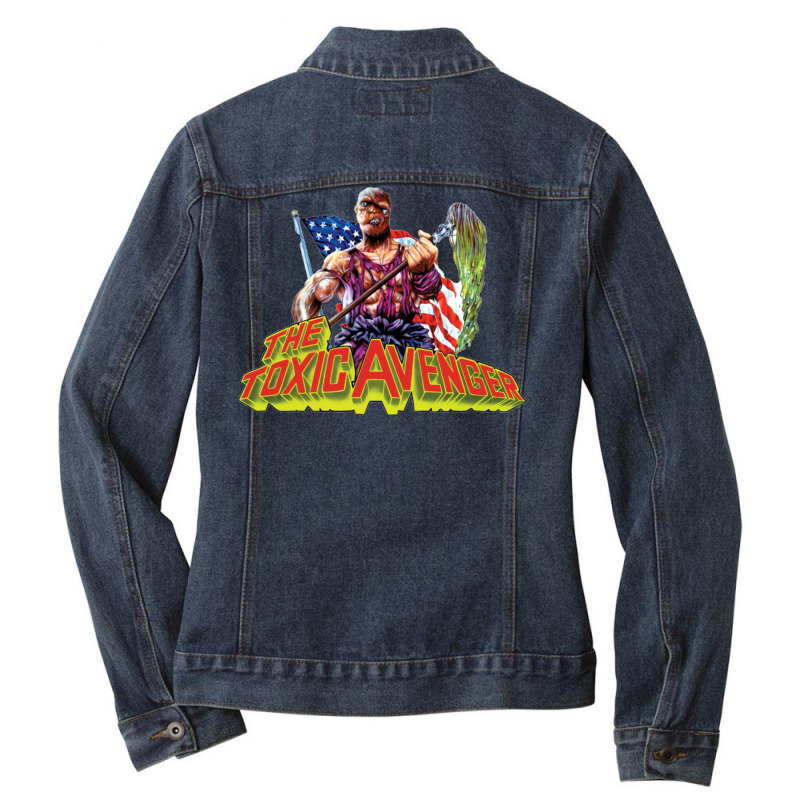 Toxic Avenger Ladies Denim Jacket by lydiahzibertl | Artistshot