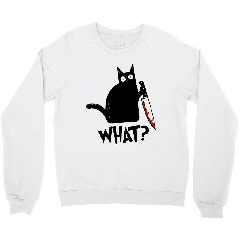 Scary Black Paw Crewneck Sweatshirt | Artistshot